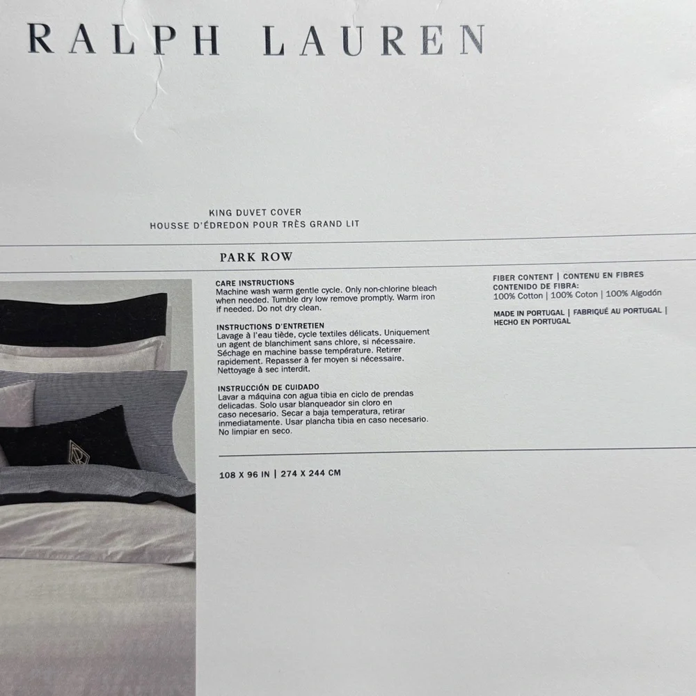 Ralph Lauren Duvet Cover